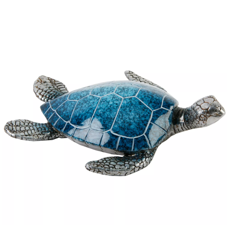 Naturecraft Polished Stone Effect - Turtle 18cm