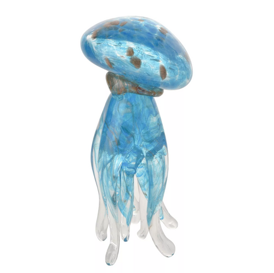 Objets d'art Glass Figurine - Jellyfish