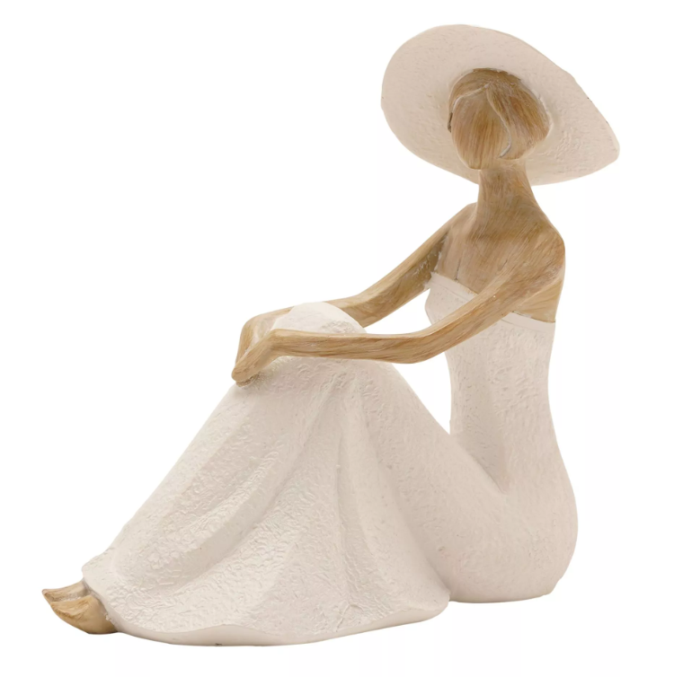 Juliana Lady Figurine - Floor Seated
