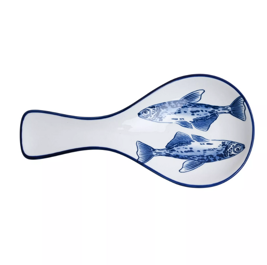 Hestia Spoon Rest Fish Design 10.75"