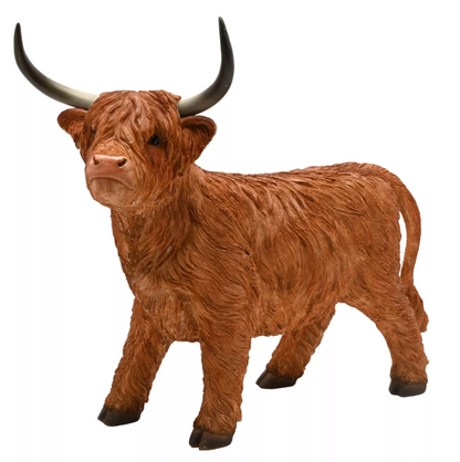 Naturecraft Standing Highland Cow 36cm