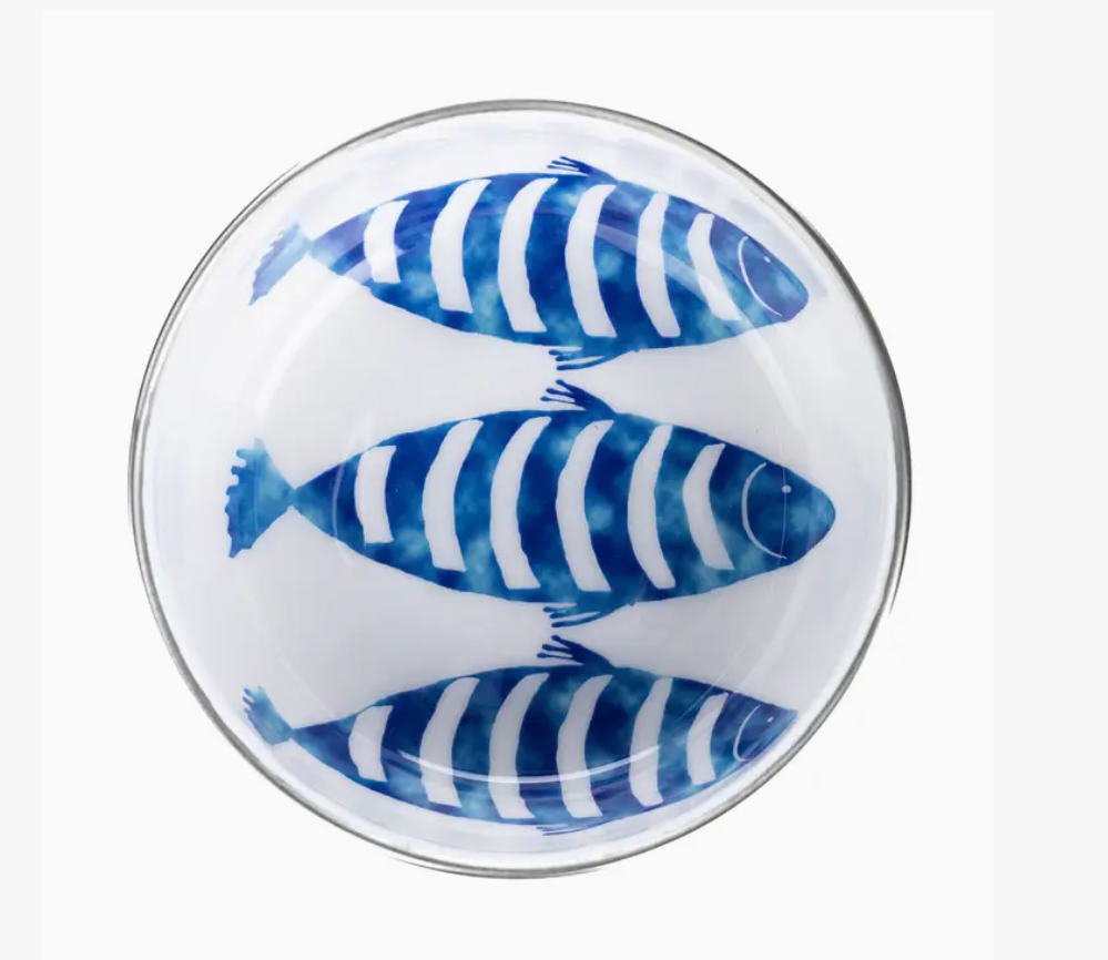 Steel Fish Design 12cm Small Bowl