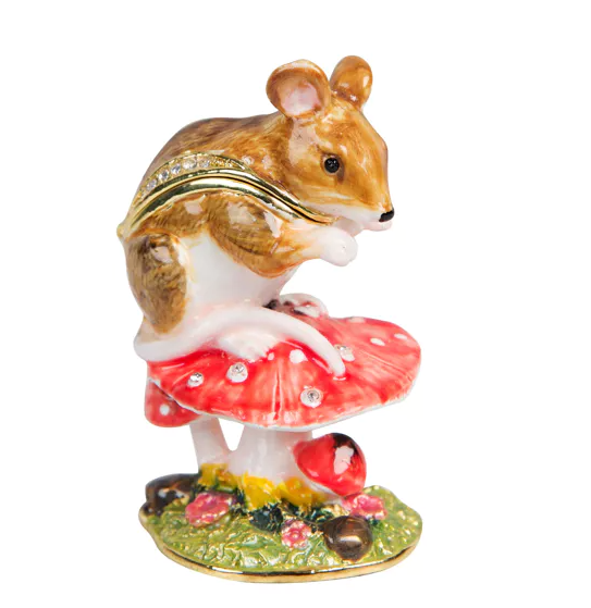 Treasured Trinkets - Mouse on Toadstool