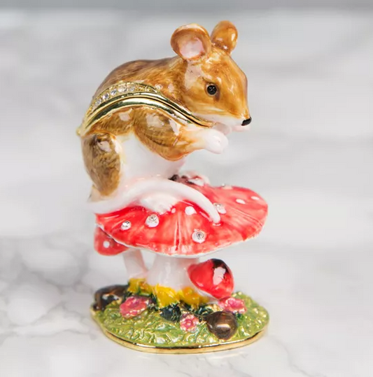 Treasured Trinkets - Mouse on Toadstool