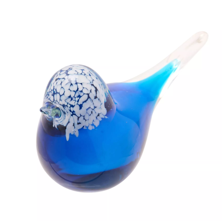 Objets d'art Glass Figurine - Bird