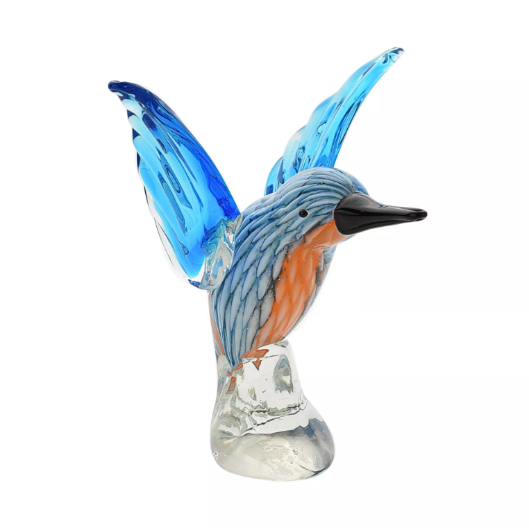 Objets d'art Glass Figurine - Hummingbird