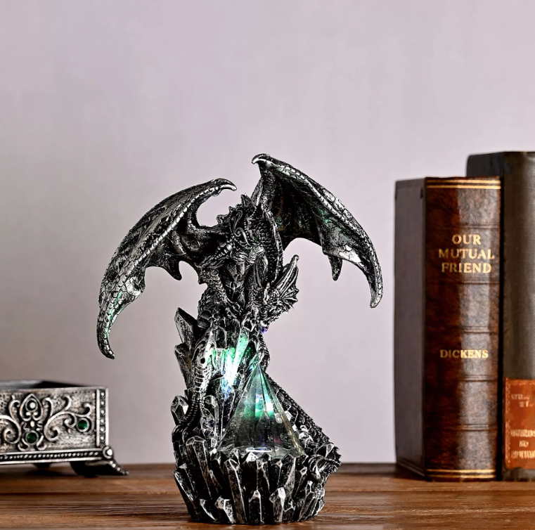 Juliana Mystic Legends Silver Dragon with Light - Medium