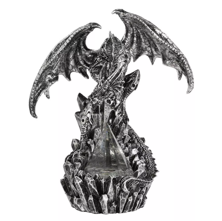 Juliana Mystic Legends Silver Dragon with Light - Medium