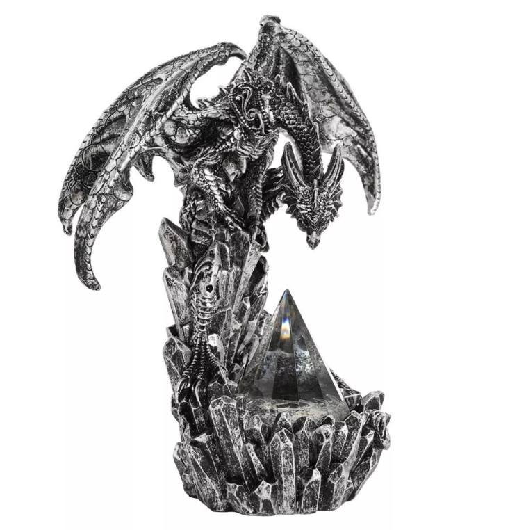 Juliana Mystic Legends Silver Dragon with Light - Medium