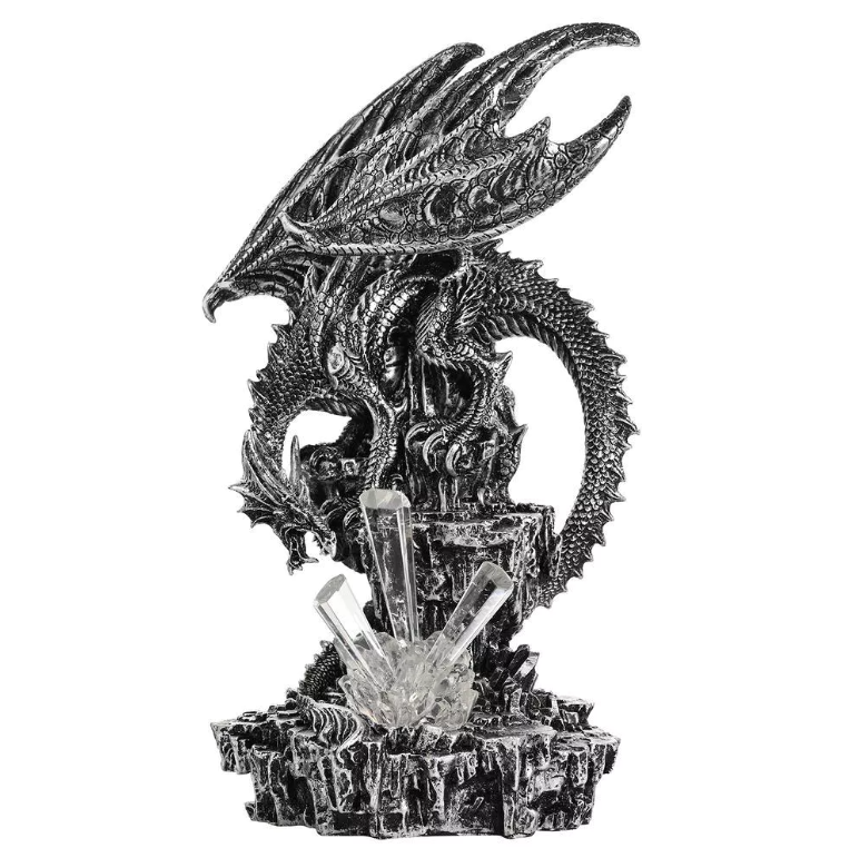 Juliana Mystic Legends Silver Dragon with Light - Large