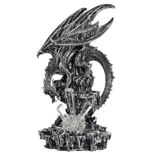 Juliana Mystic Legends Silver Dragon with Light - Large