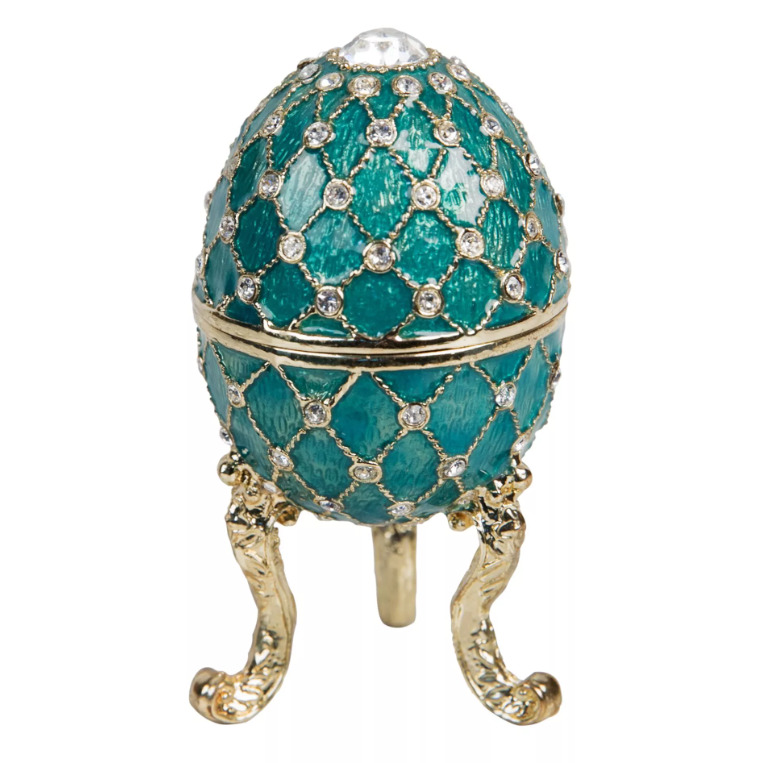 Treasured Trinkets - Small Egg Light Turquoise