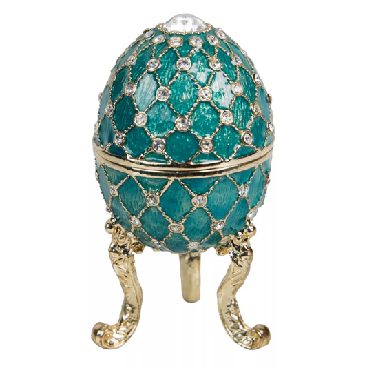 Treasured Trinkets - Small Egg Light Turquoise
