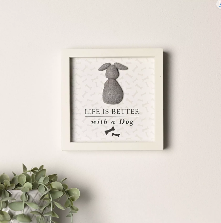 Best of Breed Framed Plaque - "Life Is Better with a Dog"