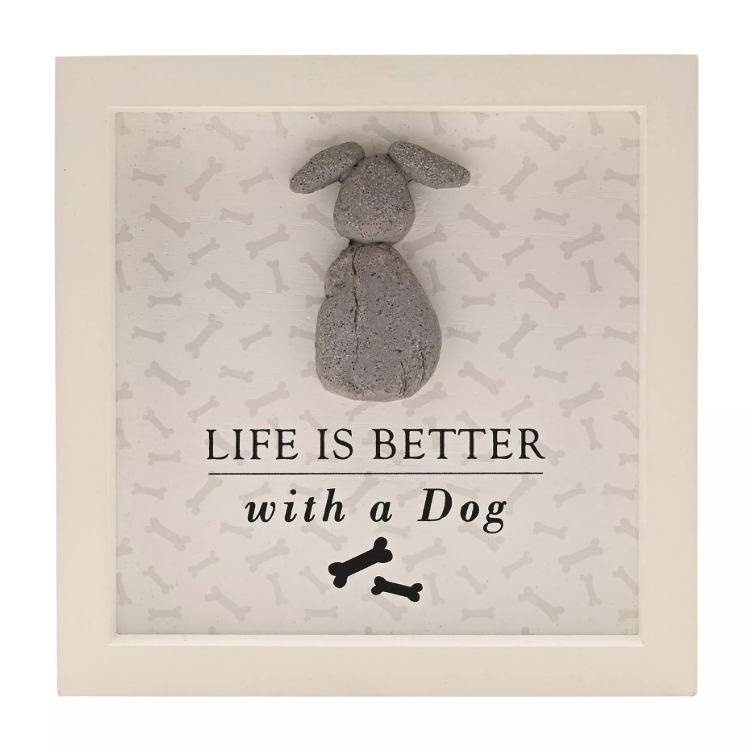 Best of Breed Framed Plaque - "Life Is Better with a Dog"
