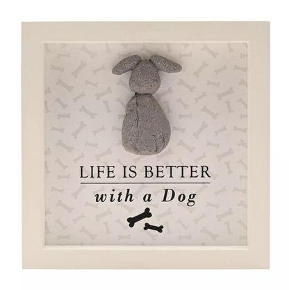 Best of Breed Framed Plaque - "Life Is Better with a Dog"