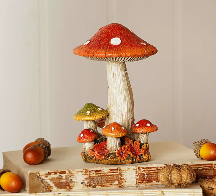 Country Living Mushroom Ornament 12cm - Small