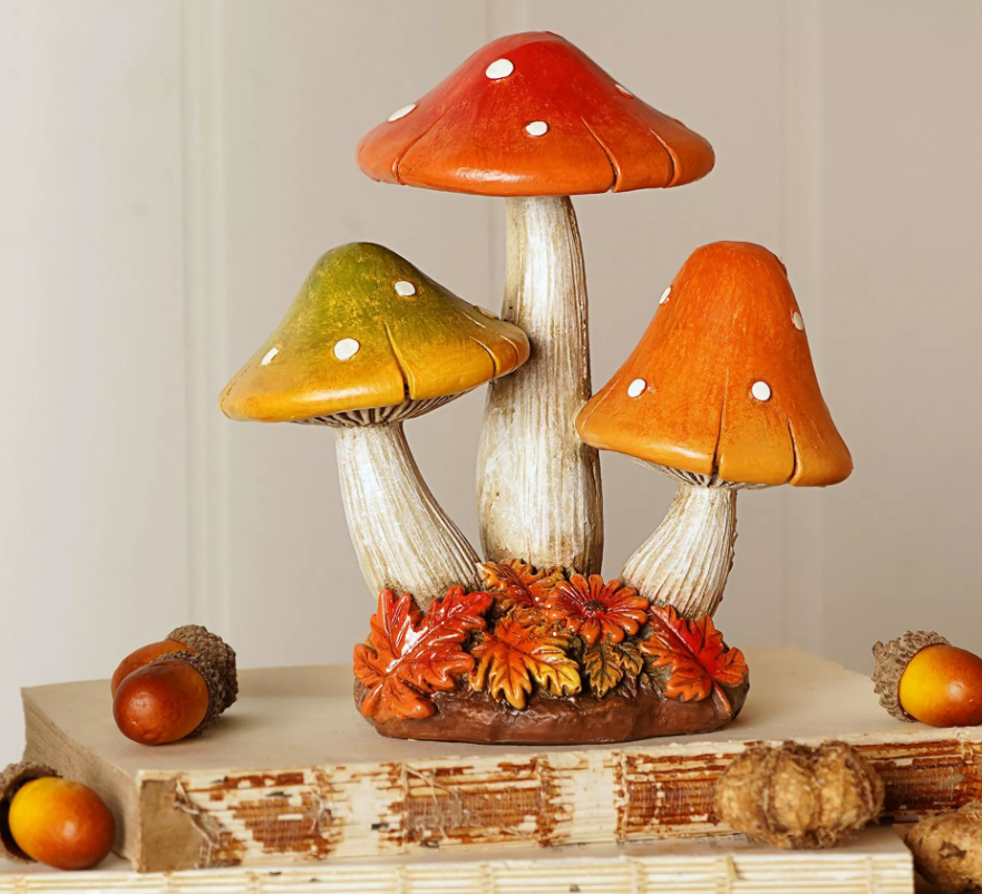 Country Living Mushroom Ornament 13.5cm - Medium
