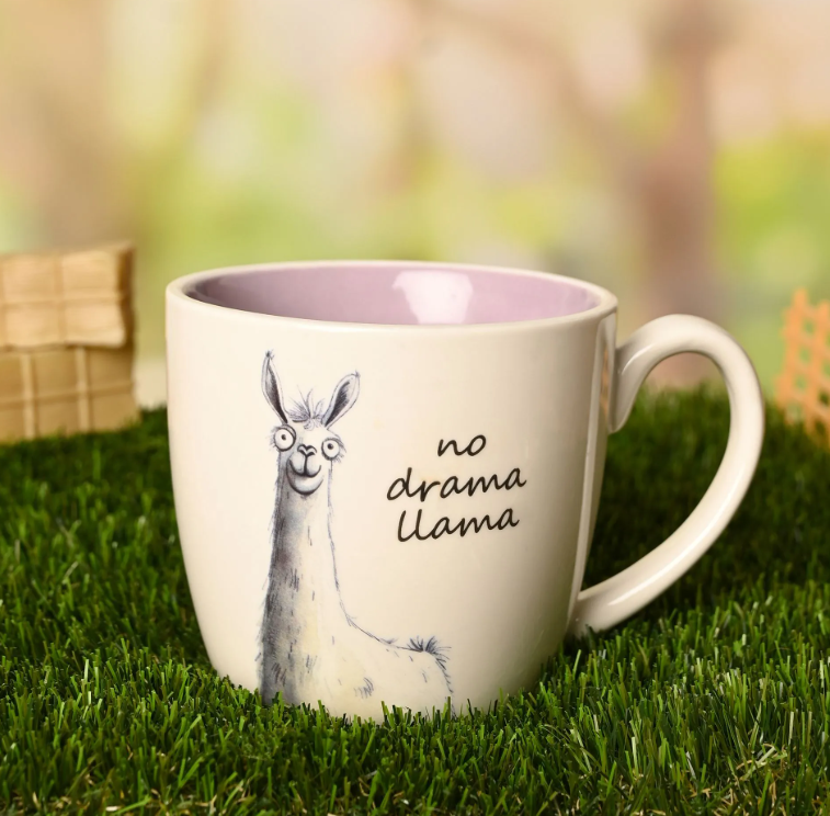 The Funny Farm Mug - "No Drama Llama"