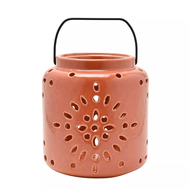 Country Living Ceramic Lantern - Terracotta