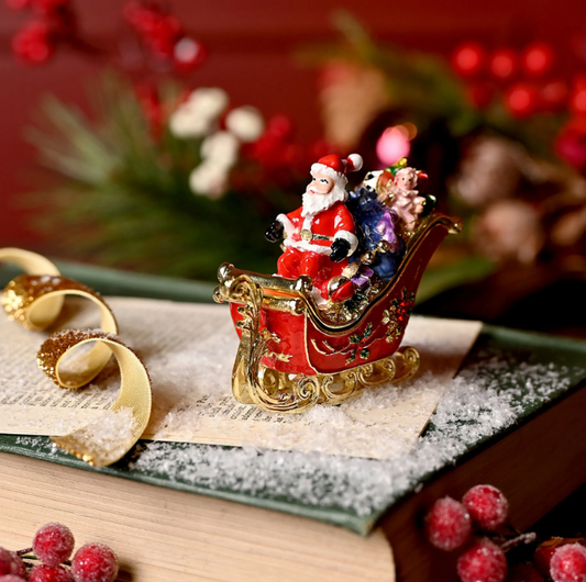 Christmas Treasured Trinkets - Santa's Sleigh
