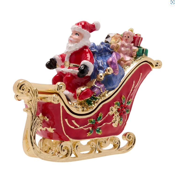 Christmas Treasured Trinkets - Santa's Sleigh