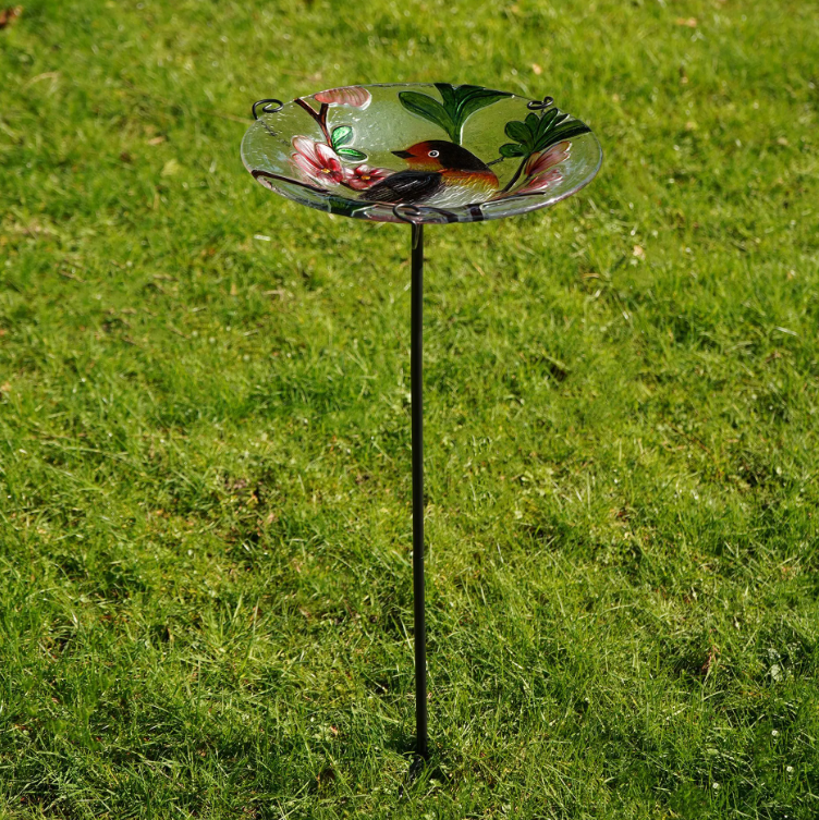 Country Living Bird Feeder Stake - Robin 30.5cm