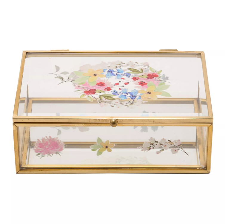 Sophia Floral Trinket Box