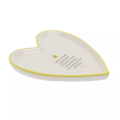 Love Life Heart Shaped Trinket Tray - Friendships