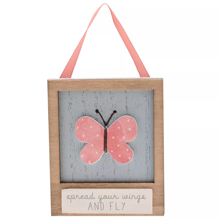 Love Life Mini Plaque - Butterfly