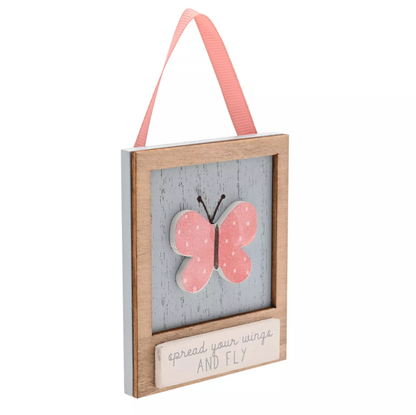 Love Life Mini Plaque - Butterfly