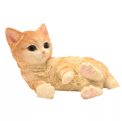 Lying Cat Figurine - Height 7cm
