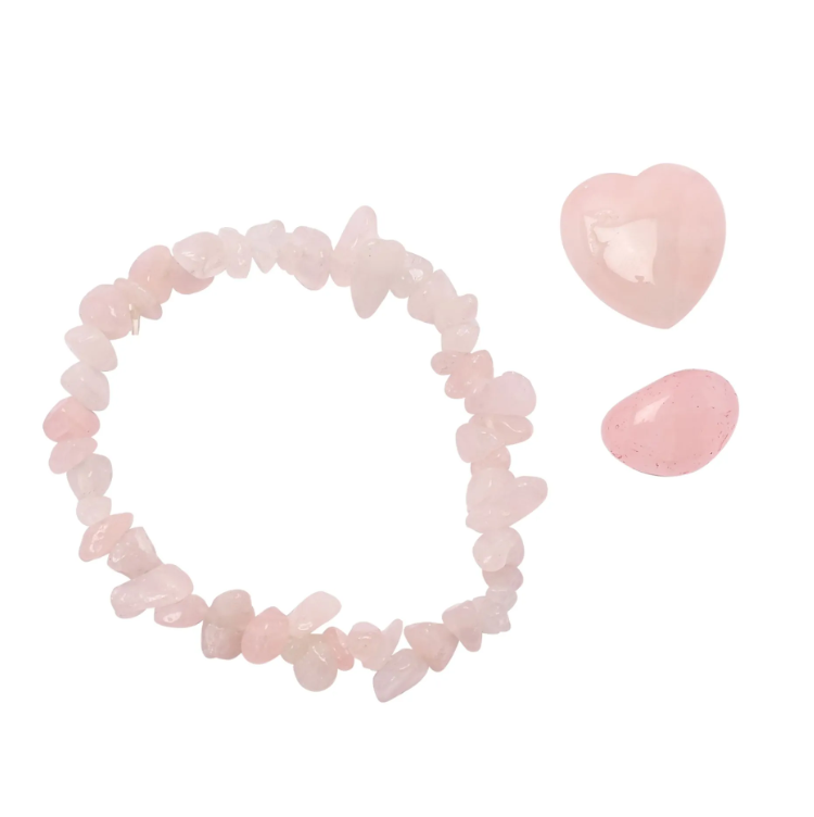 Serenity Love Token Rose Quartz Set