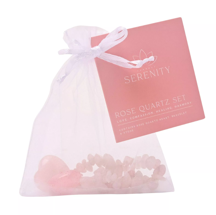 Serenity Love Token Rose Quartz Set