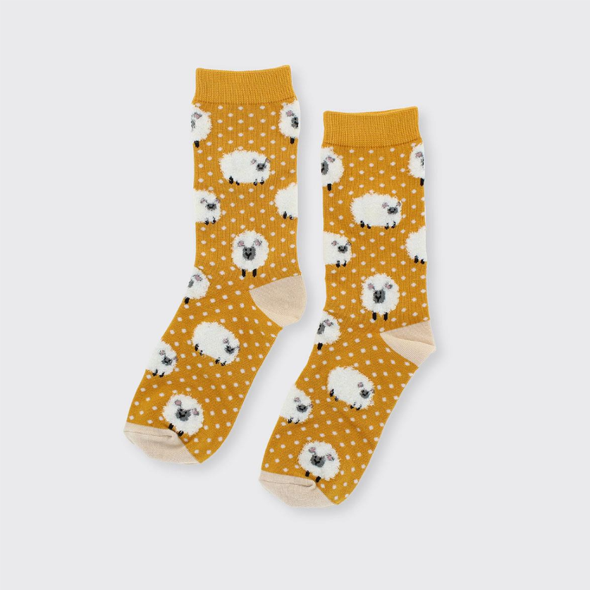 Sheep Socks - Ochre