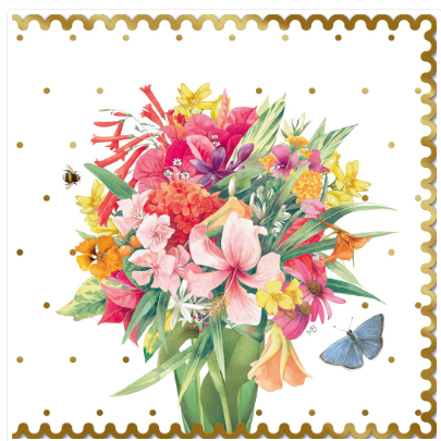 Floral Bouquet Blank Card