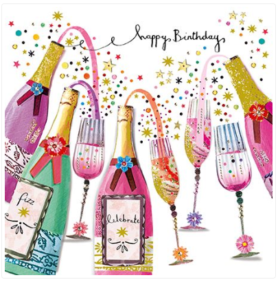 Fizz & Celebrate Birthday Card