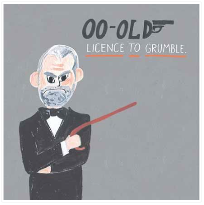 Grumble Comical Birthday Card