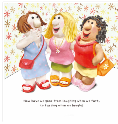 Comical Laughing Birthday Card