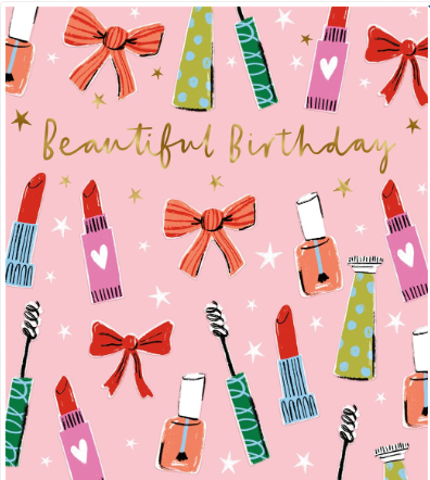 Beautiful Birthday Bow Greeting Card