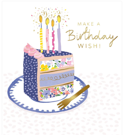 Slice of Cake Birthday Card