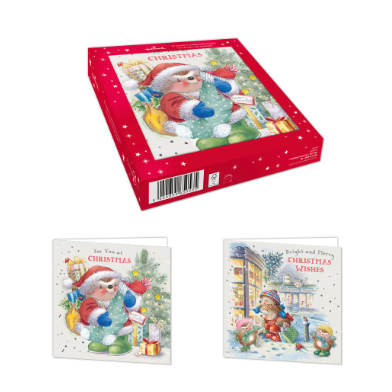 Country Companions Christmas Cards - Box of 16 Cards
