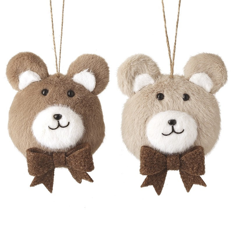 Hanging Bear With Bow