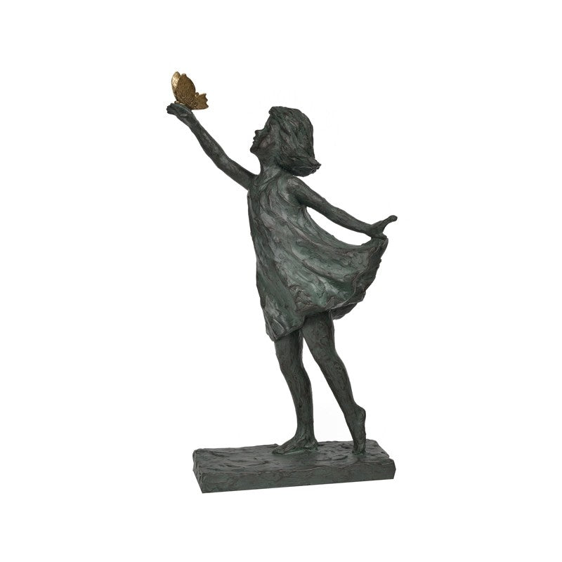 Resin Girl With Butterfly