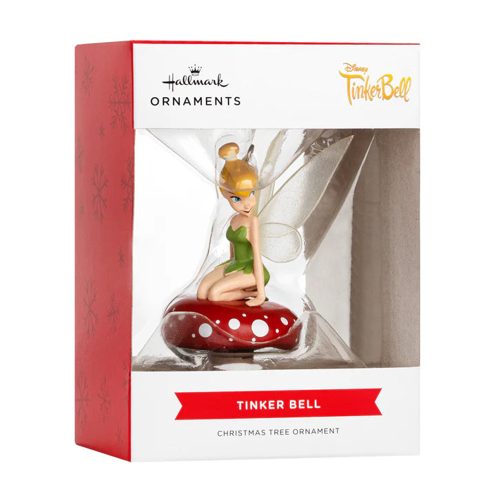 Collectable Disney Tinker Bell - Tinker Bell & Toadstool Ornament