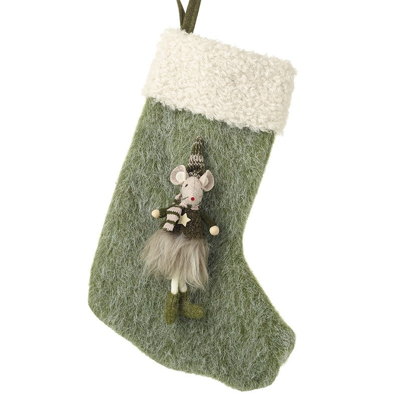 Green Mouse Stocking
