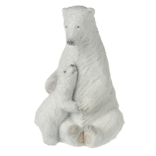 Polar Bear Mother And Baby