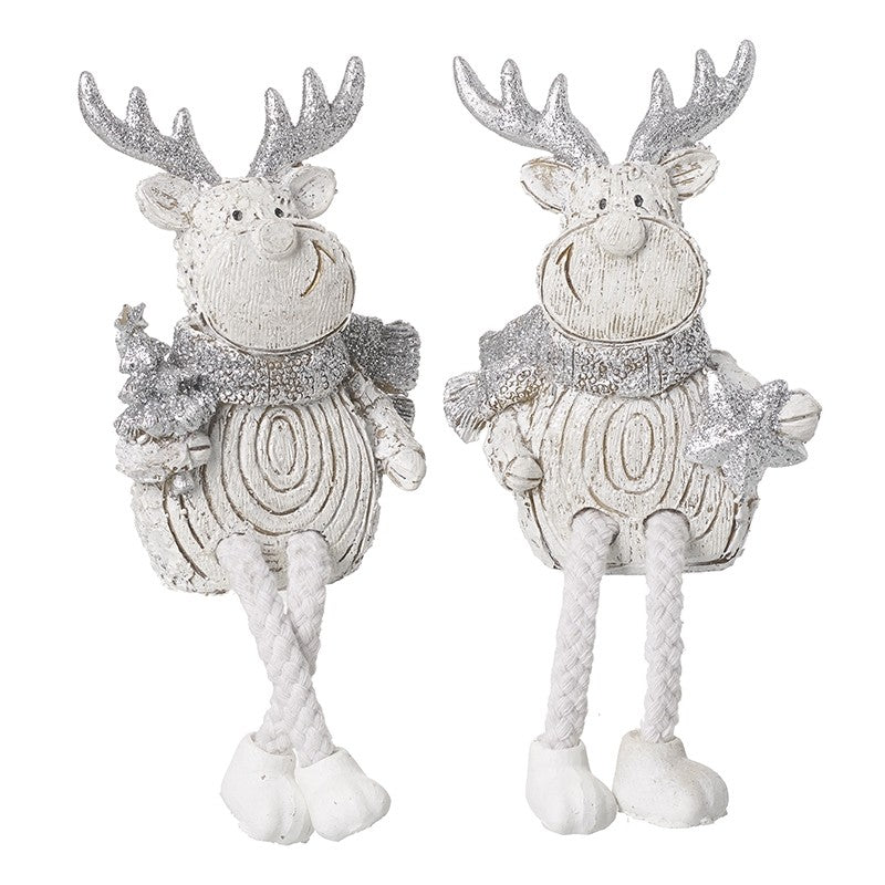 Sitting Reindeer Mix With Rope Legs