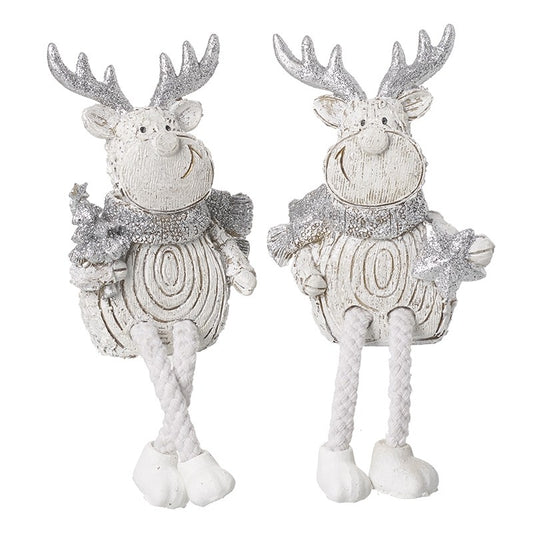 Sitting Reindeer Mix With Rope Legs