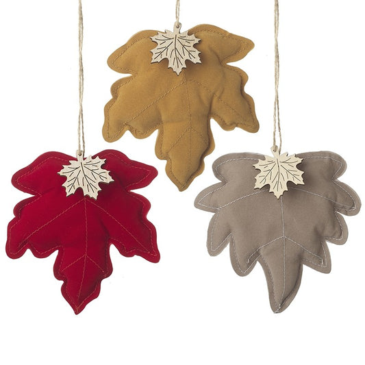 Fabric Hanging Autumn Leaf